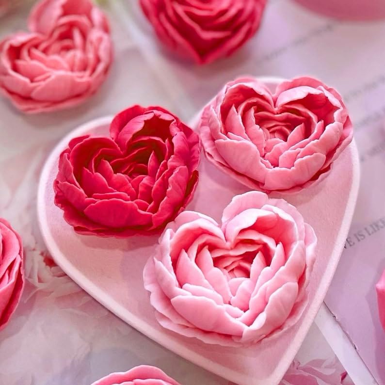 2Pack Heart Candle Mold (2 Count)
