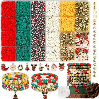 Christmas Beads for Bracelets (3000 Count)