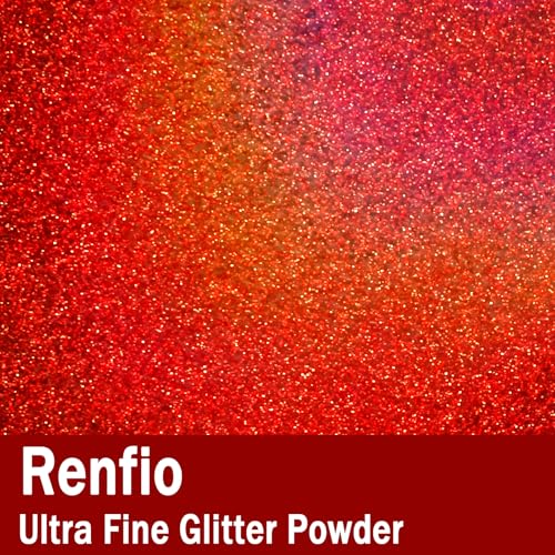 Holographic Ultra Fine Red Glitter Powder Metallic Resin Glitter