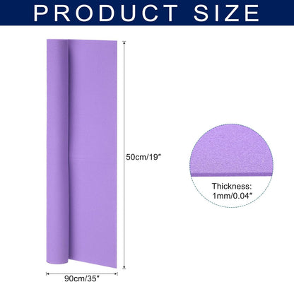 MECCANIXITY Foam Sheets Crafts 35x19 Inch 1mm EVA Craft Foam Paper Foam Sheets for Crafts Projects DIY Cosplay Modeling, Light Purple