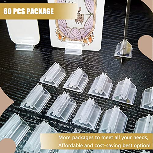 Table Number Place Card Playing Card Holders 60 Pack