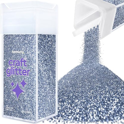 Craft Glitter Shaker Azure Blue 130g Ultrafine (4.5 Ounce)