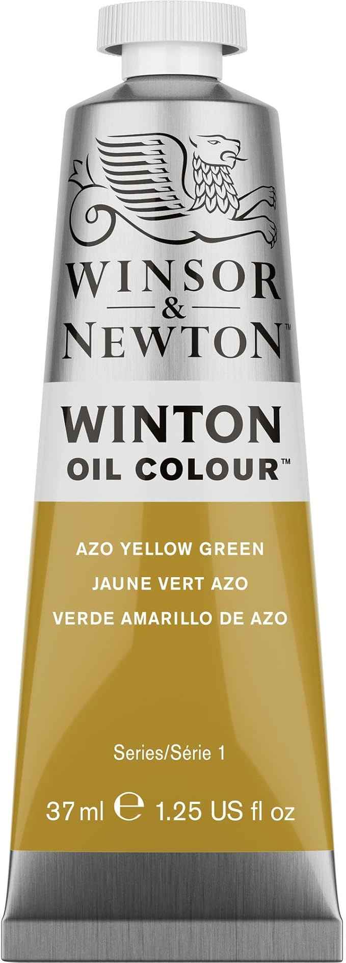 Winsor & Newton Winton Oil Color, 37ml (1.25-oz) Tube, Azo Yellow Green