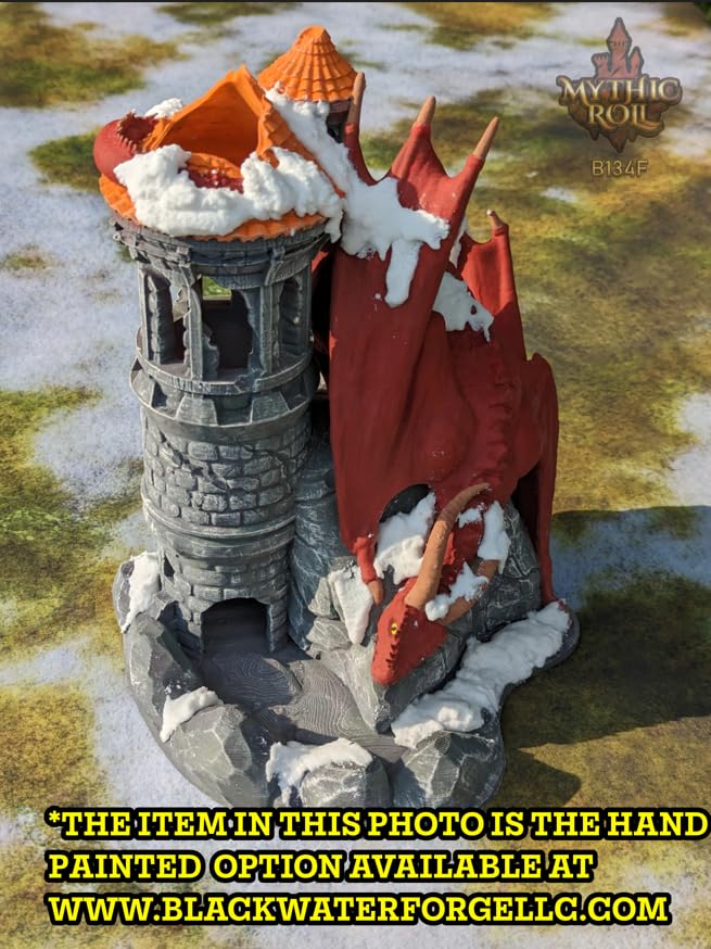 Dragon 3D Printed Dice Tower