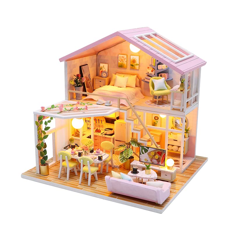 DIY Miniature House Kit for Adults