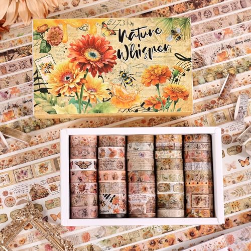 Natural Washi Tape Set (42 Count)