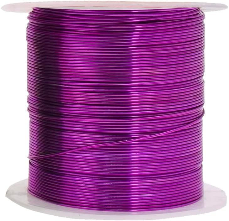 Mandala Crafts 22 Gauge Anodized Aluminum Craft Wire for Jewelry Making - 400 FT Colored Flexible Rainbow Wire - Bendable for Bonsai Armature Crafting Sculpting - Crafty Corner