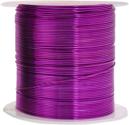 Mandala Crafts 22 Gauge Anodized Aluminum Craft Wire for Jewelry Making - 400 FT Colored Flexible Rainbow Wire - Bendable for Bonsai Armature Crafting Sculpting - Crafty Corner