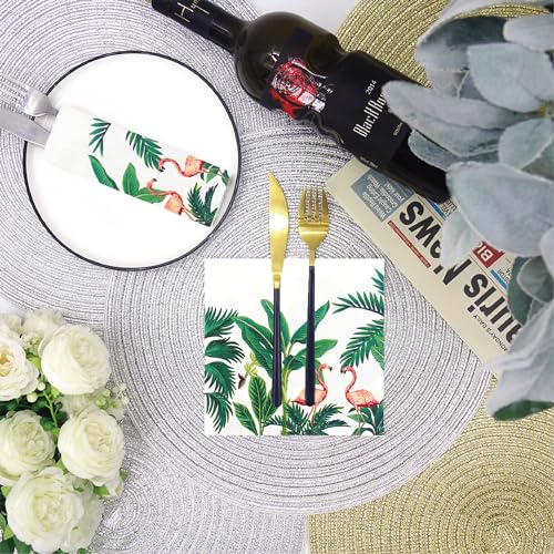 80 Pack Napkins Disposable Paper Towel Cocktail Dinner Party Decoration (80 Count)