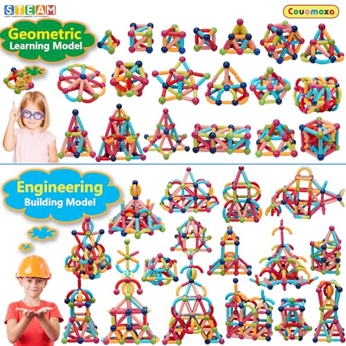 Magnetic Toy Montessori for Kids (132 Count)