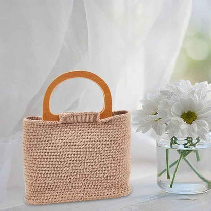 FREEBLOSS 3 Set Crochet Bag Kit for Beginners 3 Colors Tote Bag Set with Step-by-Step Video Tutorials Knitting Kit Crochet Beginners Set for Adults