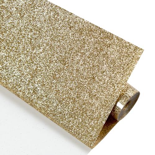 Champagne Gold Glitter HTV