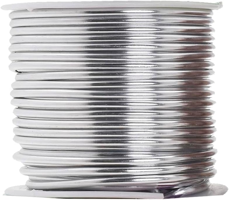 Mandala Crafts 10 Gauge Anodized Aluminum Craft Wire for Jewelry Making - 128 FT Colored Flexible Neutral Wire - Bendable for Bonsai Armature Crafting Sculpting - Crafty Corner