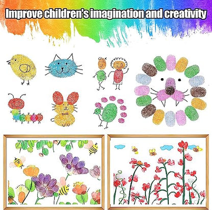 7" Large Ink Pad for Kids Classroom Must Haves Finger Paint