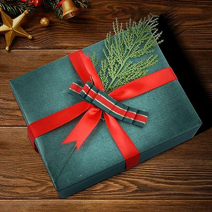 40 Pcs Artificial Cedar Picks Faux Cedar Branches Fake Cypress Stems Plastic Pine Greenery Christmas Picks and Sprays DIY Accessories for Crafts Wreath Holiday Home Decor (40 Count)