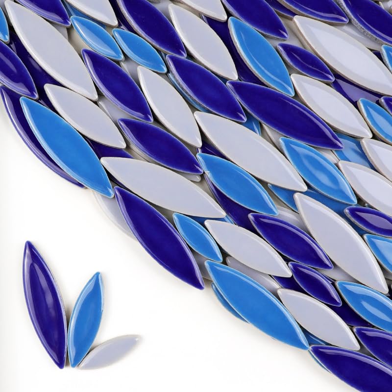 200g Ceramic Petals Bulk Mosaic Tiles for Craft
