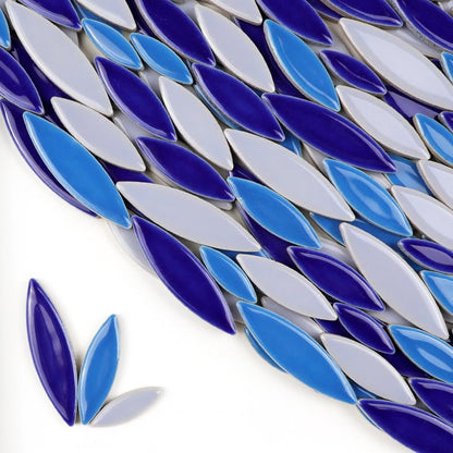 200g Ceramic Petals Bulk Mosaic Tiles for Craft