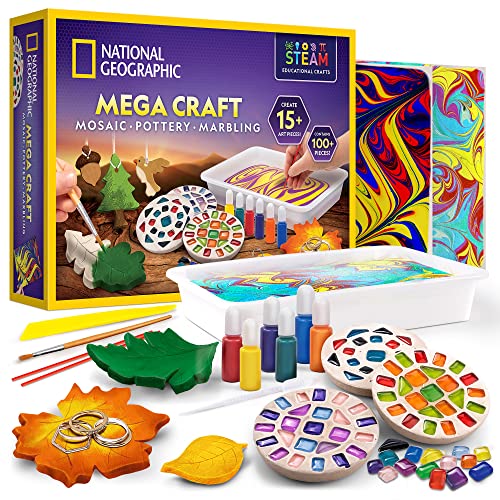 National Geographic Mega Arts and Crafts Activity Kit for Kids Ages 8