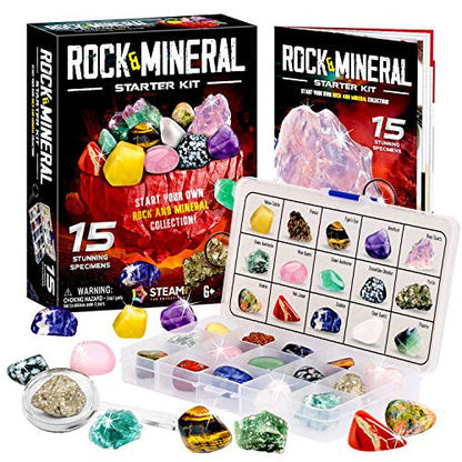 Piano Potato Rocks Collection 15 Gems Kit with ID Sheet
