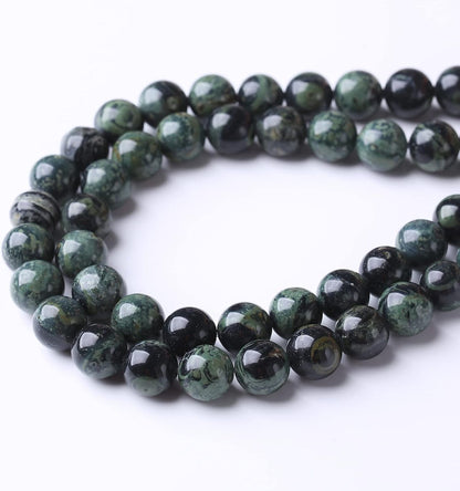 48PCS 8MM Blue Jasper Beads Stone Beads Energy Healing Beads for DIY Jewelry Bracelet Necklace Making for Jewelry Making15Inch