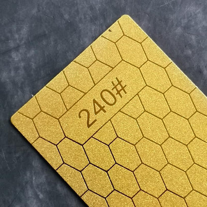 Golden diamond sharpening stone