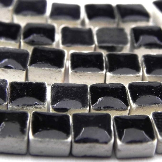 Mosaic Tiles for Crafts Fun-Size 1000 Tiles, Mini Micro Ceramic Mosaic Art Adult, 0.5 mm 0.19inch Black, WL01