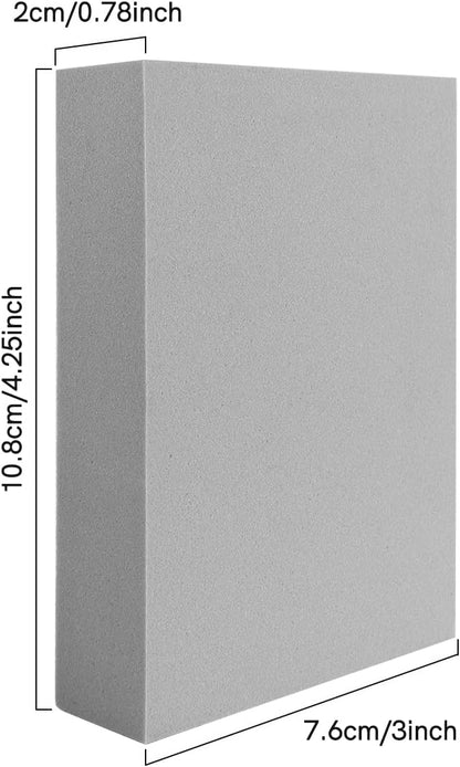 BAOFALI 4 Pcs Stamping Foam Grey Moldable Foam Stamps Plastic Dry Foam Stamp Pad Cut and Dry Foam Stamping Foam Block for Sculpture, Modeling, DIY Arts and Handicrafts Projects - Crafty Corner