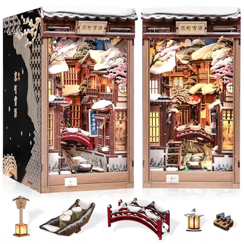 DIY Book Nook Kit Kyoto Snow Whisper