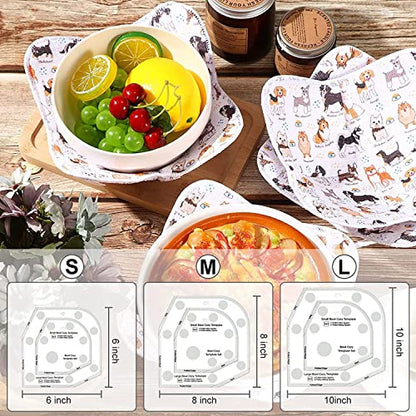 Bowl Cozy Template Cutting Ruler Set (3 Count)