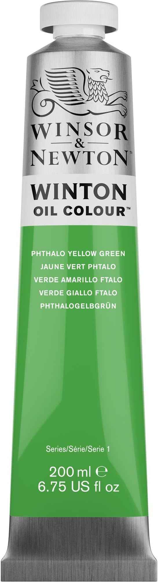 Winsor & Newton Winton Oil Color, 200ml (6.75-oz) Tube, Phthalo Yellow Green