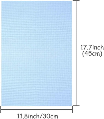 8 Pieces Aida Cloth 8 Color 14 Count Classic Reserve Cross Stitch Fabric (8 Count)