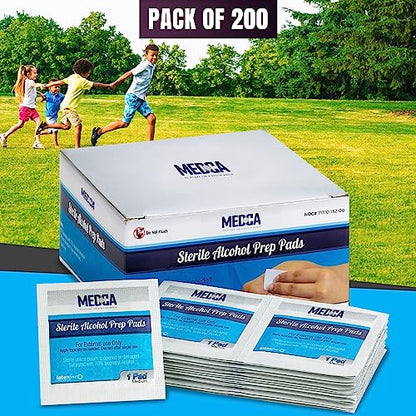 Alcohol Prep Pads (200 Count)