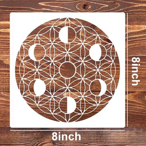 Sacred Geometry Stencil 8inch Metatron's Cube