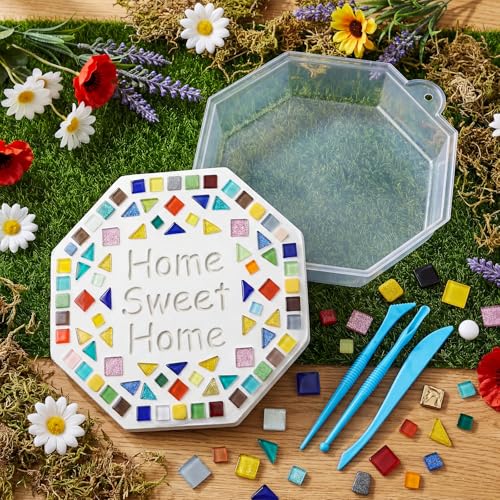 24 Pcs Stepping Stone Kit Includes Concrete Mold (24 Count)