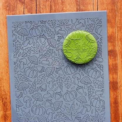 Autumn Leaves Polymer Clay Texture Mat