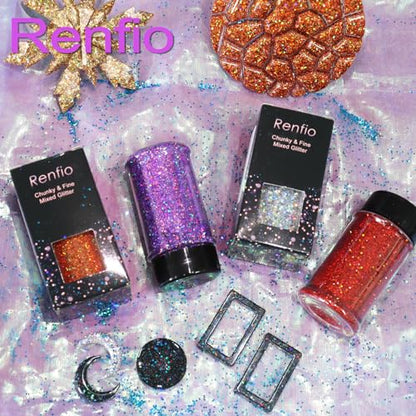 2 Sizes Glitter