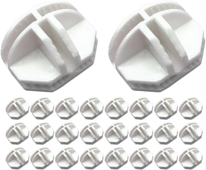 ARTIBETTER 50pcs Modular Cube Connectors Durable Storage Connectors for Wire Shelves Closet Organizers Easy Assembly Versatile Connection for Shoe Cubes Modular Storage
