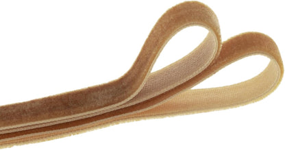Vintage Khaki Velvet Ribbon, 3/8 Inch X 25Yd - Crafty Corner