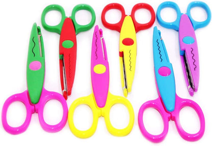 Set of 12, Craft Punch and Creative Scissors, findTop Scrapbooking Edging Scissors Paper Punch Set for Crafts, Scrapbooking, DIY Photo & Art Projects - Crafty Corner