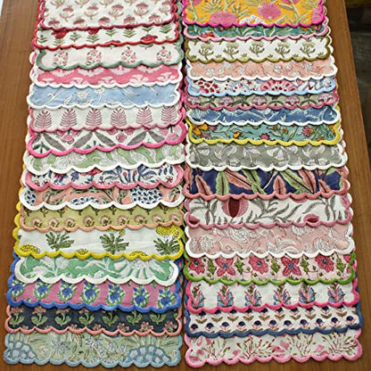 Hand Block Print Cloth Napkins (2.1164 Ounce)