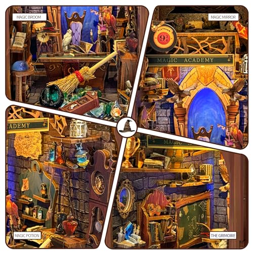 Magic Book Nook Kit with Remote Wand