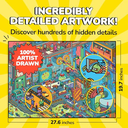Jigsaw Puzzles 1000 Pieces with Storytelling Comics (1000 Count)