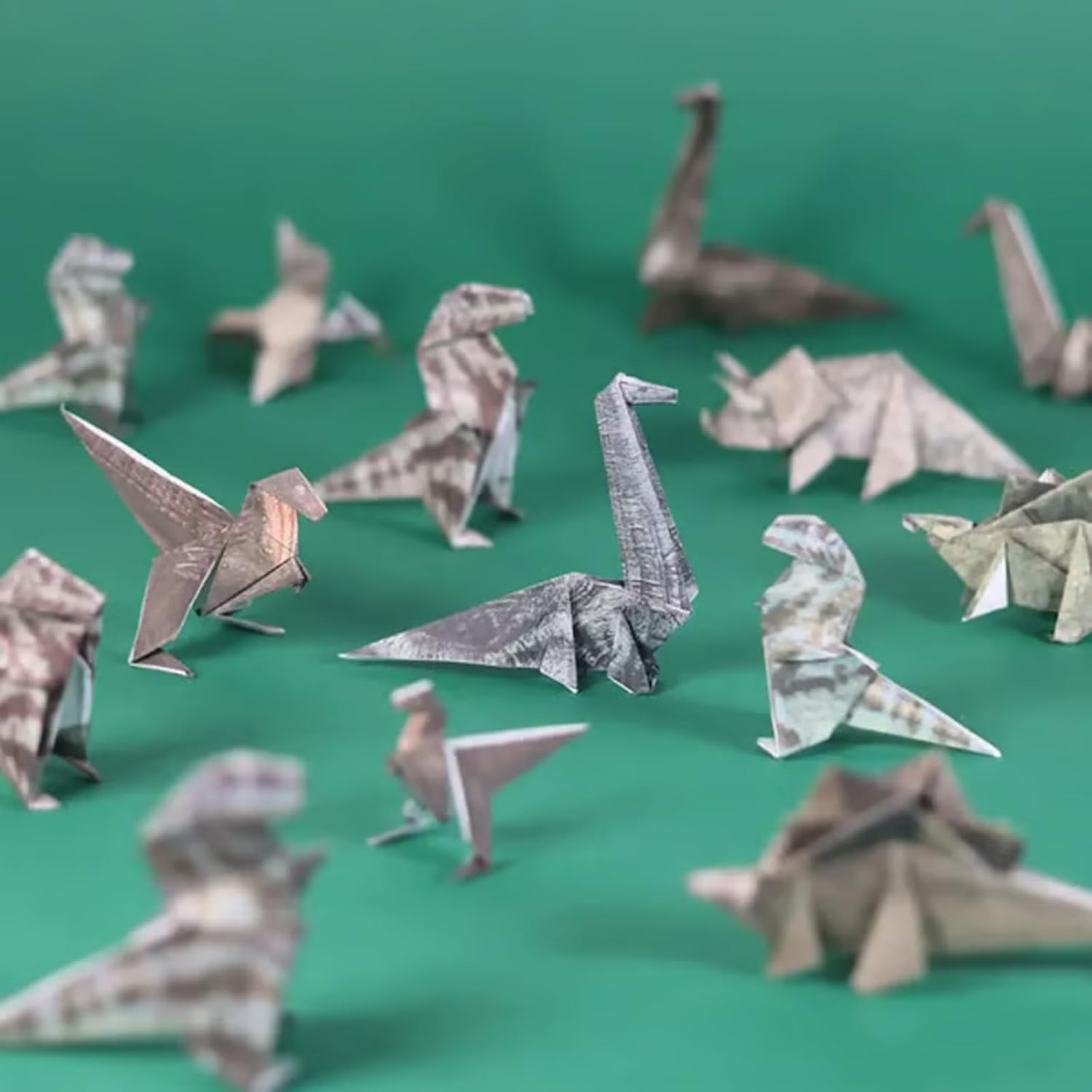 DIY Paper Cats Origami Kit - 50/30 Sheets DIY Paper Origami to Fold Your Own Cute Cat/Dog/Dino Figures - Perfect Desk Origami Cats Decoration & Creative Gift for Kids, Adults & Cat Lovers (Set of 3) - Crafty Corner