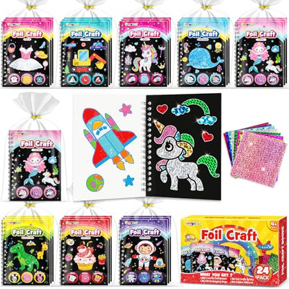 Foil Art Party Favors for Kids (24 Count)