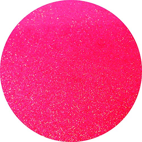 Craft Glitter Shaker Fluorescent Pink 130g Ultrafine (4.6 Ounce)