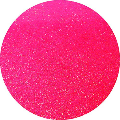 Craft Glitter Shaker Fluorescent Pink 130g Ultrafine (4.6 Ounce)