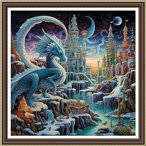 Beginners Cross Stitch Kits Stamped Full Range of Embroidery Kits for Adults DIY Cross Stitches kit Embroidery Patterns for Needlepoint kit