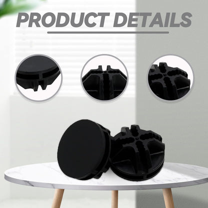 64 Pcs Black Plastic Connector, Wire Grid Cube Connector for Modular Closet Storage Organizer and DIY Wire Cube Storage Unit