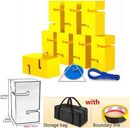 Team Building Team Tower Game Adults Work Outdoor Activities Field Day Teamwork Block Stacking Game Kit for Office School Group