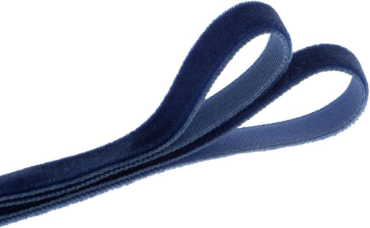 Vintage Sapphire Blue Velvet Ribbon Christmas Ribbon for Gift Wrapping Crafts Christmas Tree Ornaments Garland Decorations, 5/8 Inch X 25Yd - Crafty Corner